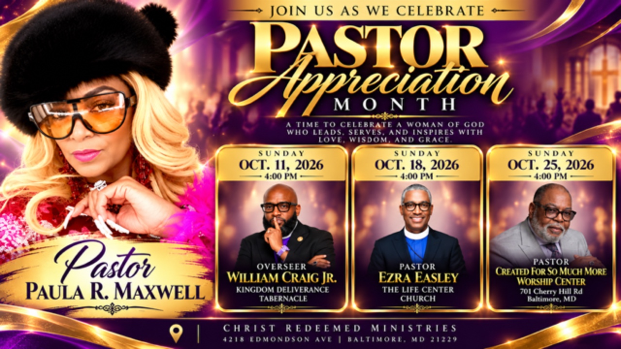 Pastor Appreciation Month Celebration